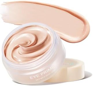 imakeupnow Eyeshadow Primer Base Long-Lasting Cream Eye Makeup Primer Matte, Waterproof Eye Base for Vibrant, Eyeshadow Concealer For All Skin Type, 0.35oz/count, Light with Medium Coverage