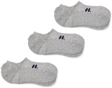 doublesoul Men & Women 3 Pack No Show Socks, Ultralow Socks, Organic Cotton