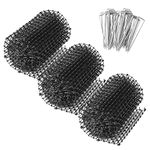 Dorgerove 6m Prickle Strip Dig Stopper, Scat Mat with 30 Metal Pegs (Humane Pet Digging Deterrent)