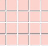 Melody Jane Dollhouse Pink Tile Flooring Sheet Moulded Plastic Miniature 1:12 Scale