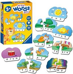 Ravensburger My First Game: Words Educational Games for Kids Age 4 Years Up - Ideal for Early Learning, Alphabet, Reading and Spelling