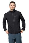 Jack Wolfskin Men's Whirlwind Men s Jacket, black, L UK