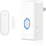 GREENCYCLE Door Chime,Ring Doorbell Chime Inside House,Door Chimes When Door Opens,Door Ringer with 600ft Range,Nightlight Function,For Shopping Centers, Homes and Offices,1PK