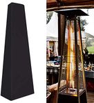 Heater Cover,Waterproof & Dustproof Cover for Heater,Black Furniture Cover,Outdoor & Indoor Pyramid Patio Heater Cover