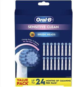 Oral B Sensitive Clean Brush Heads 16 Pack