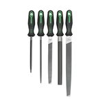 Nicholson Tool File Set 5Pc Green with Handle (22150HIN)