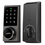 Arpha Touchscreen Keypad, Electronic Keypad Deadbolt Lock, Keyless Entry Door Lock,Quiet Motor, Auto Lock, 1 Touch Locking，Bronze