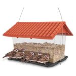 WILDLIFE FRIEND I XL Bird House for Hanging Wild Birds - Bird Feeder Weatherproof Bird Feeder Station Feed Barn