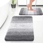 OLANLY Bathroom Rug Set 2 Piece, So
