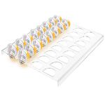 Urcreeds Cocktail Capsules Holder Compatible With Bartesian Capsules,Acrylic Tassimo Coffee Capsule Drawer Storage for Kitchen, Home, Office - Clear,32 Slots