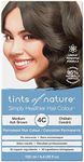 Tints of Nature 4C Medium Ash Brown Permanent Hair Dye, Nourishes Hair and Covers Greys, Ammonia-Free, 130ml