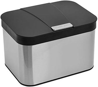 Compost Kitchen Counter Bin (1.13 Gallon/4.3 Liter) - Stainless Steel