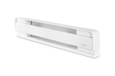 Stelpro B03029W Baseboard Heater 300W, 22" x 5 3/4", 240 volts, BRAVA Series - Electric Baseboard with Rounded Corners, White