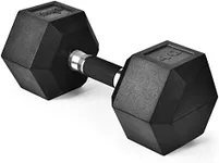 Yes4All Hex Dumbbell Rubber Grip - Premium heavy weight Dumbbell - 40lbs