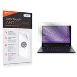 BoxWave Screen Protector Compatible with Lenovo ThinkPad L13 Yoga 2-in-1 Gen 2 (13.3 in) - ClearTouch Anti-Glare (2-Pack), Anti-Fingerprint Matte Film Skin