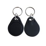 YARONGTECH® ISO14443A 13.56MHZ 1K RFID Hotel Lock door Key fob Tag Black Colour 100PCS