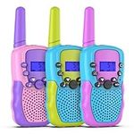 Selieve Outdoor Toys for Kids Ages 4-8, Walkie Talkies for Children Long Distance 22 Channels 2 Way Radio Interactive Toys Birthday Gifts for 3-12 for Girls and Boys
