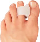 Dr. Frederick's Original Toe Spacers for Bunions - 4 Pieces - Temporary Bunion Corrector - Soft Gel Bunion Splint Toe Separators - Fast Bunion Relief - Wear with Shoes - Women & Men