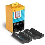 KODAK Dock Plus & Dock Photo Printer Cartridge PHC-120 - Cartridge Refill & Photo Sheets - 120 Pack,Black