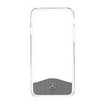 Mercedes-Benz MEHCP7TRBRSI Wave IX Transparent Case with Aluminium Plate for iPhone 6/7/8 - Silver