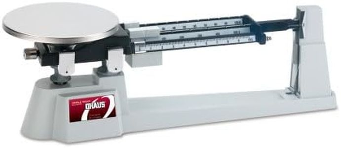 Ohaus - 80000012 Specialty Mechanical Triple Beam Balance, with Stainless Steel Plate, 610g Capacity, 0.1g Readability