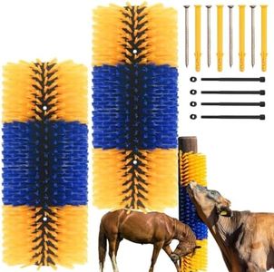 REVAXUP Livestock Scratching Brush, 2 Pack Goat Scratcher for Itch Relief