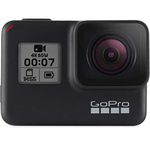 GoPro HERO7 Black — Waterproof Digital Action Camera with Touch Screen 4K HD Video 12MP Photos Live Streaming Stabilisation