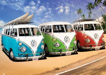 Giant Paper VW Camper Van Poster Measures a Massive 55 x 39 inches (140 x 100 cm)