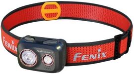 Fenix HL32R-T Rechargeable Headlamp - Lightweight 800 Lumen USB-C Headlight - Sport Headband LED Light - Rainproof & Dustproof Headlight - Torch for Trail Running, Mountaineering, Trekking (Black)