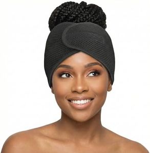 Donna Deluxe Foam Mesh Wrap, Black, Olive Oil + Vitamin E Treated