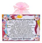 40th Birthday Survival Kit ~ (Pink) ~ Unique Sentimental Novelty Gift & Greetings Card | Happy Birthday | 40th Birthday Gift | Personalised Keepsake