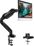 LIONS HEAD Traders Single Monitor Gas Spring Monitor Tabletop Table Stand Monitor Desk Mount 360 Degree Rotation and Tilt 15 Degree Stand Weight 3 kg Weight Capacity 6.5 kg