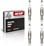 MAS Set of 4 Iridium Spark Plugs SP546 sp515 Compatible with Expedition F150 F250 F350 F450 F550 F53 Super Duty Mark LT Navigator 5.4L V8 6.8L V10 Replacement for PZT14F PZT2F