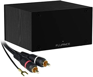 Fluance PA10 High Fidelity Phono Preamp (Preamplifier) with RIAA Equalization for MM Turntables/Vinyl Record Players with RCA Cable (3ft) and Ground Wire (3ft)