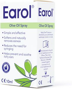 Earol Olive Oil Ear Spray 10ml – Natural Ear Care Solution