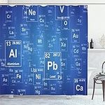 Ambesonne Science Shower Curtain, C