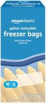 Amazon Basics Freezer Gallon Bags, 