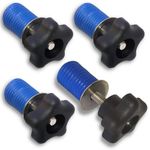 GripPRO ATV Anchors to Fit Polaris Lock & Ride Knob Tie Down Anchor Kit - Set of 4 KNOB Anchors Fits RZR, Sportsman Ace ATV's