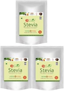So Sweet Stevia Sugar-Free, Natural Low-Calorie Sweetener, 100% Natural, 400gm, Diabetic Friendly, Pack of 3, Perfect for Cooking, Baking, and Sweetening Drinks, Healthy Sugar Substitute