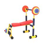 Redmon Fun and Fitness Exercise Equipment for Kids - Weight Bench Set