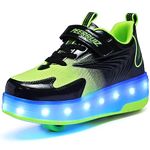 HHSTS Kids 2 Wheels Shoes with LED Light Color Shoes Shiny Roller Skates Skate Shoes Simple Kids Gifts Boys Girls The Best Gift for Party Birthday Christmas Day