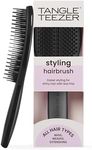 Tangle Teezer | The Ultimate Styler Hairbrush | Maintains & Blends Wigs, Weaves, Extensions & Clip-Ins | Finishing Brush for Adding Volume, Texture, Shine & Brushing Out Curls | Jet Black