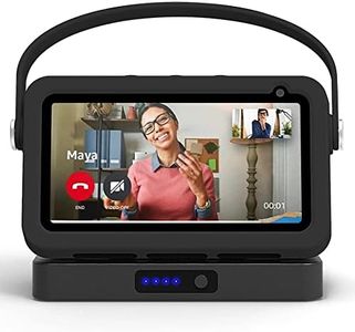 Portable Battery Base for Echo Show 5 Rechargeable Docking Station with Carrying Case 10000mAh ( Show 5 not Included) (Black)