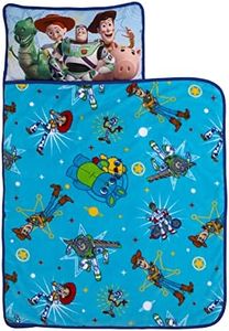 Disney Toy Story It's Play Time Blue, Green, Red and Yellow, Woody, Buzz and The Toys Toddler Nap Mat