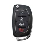 4 Buttons Replacement Key Shell Fob Caes Fit Hyundai Sonata Santa Fe Flip Key Remote Control Car Key Fob Shell