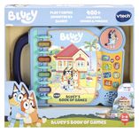 VTech Bluey’s Book of Games, Official Bluey Book, Interactive Childrens Book, Educational Activity Toy with 4 Learning Modes, Gift for Kids Ages 3, 4, 5, 6 Years, English Version