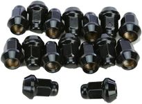 16 Pack 3/8" X 24mm (14mm HEX, Conical) Black