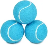 PrimePets Tennis Balls for Dogs, 2.5 Inch Squeaky Dog Toys, Interactive Pet Dog Toy Balls for Medium, Large Dogs, Squeaky Tennis Balls for Dogs