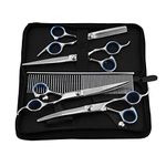 Jainsons Pet Products® Dog Grooming Scissors Kit Pet Hair Tools (Stainless Steel)