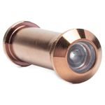 Sweet by Ultion Rose Gold Spyholes, 35-60mm. Security Spy Hole for Front Door, Peep Holes for Doors, Door Peephole, Peep Hole, Door Spyhole, Door Viewers for Safety.